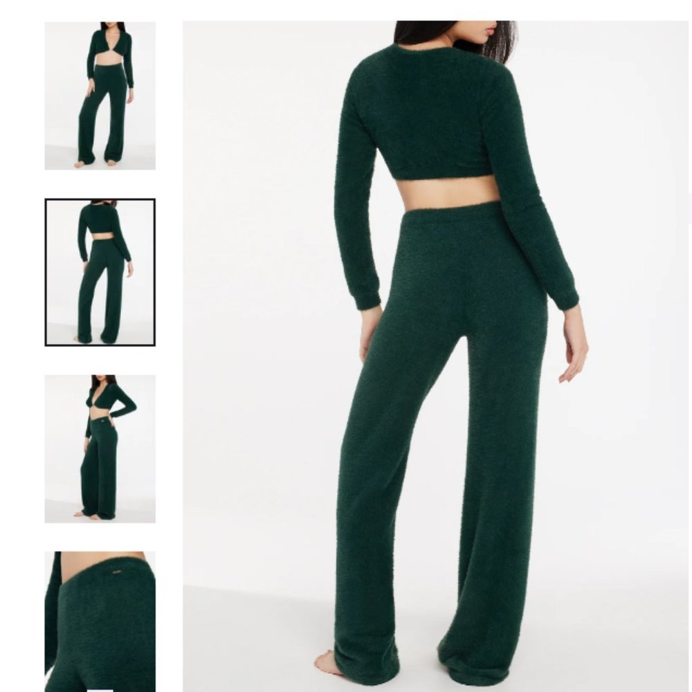 Savage X Fenty Fluff it Up PJ Pant - Botanical green